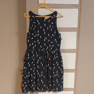 Rachel Antonoff Dress With Dancing Shoes Pattern